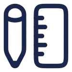 Ruler Pen SVG Icon